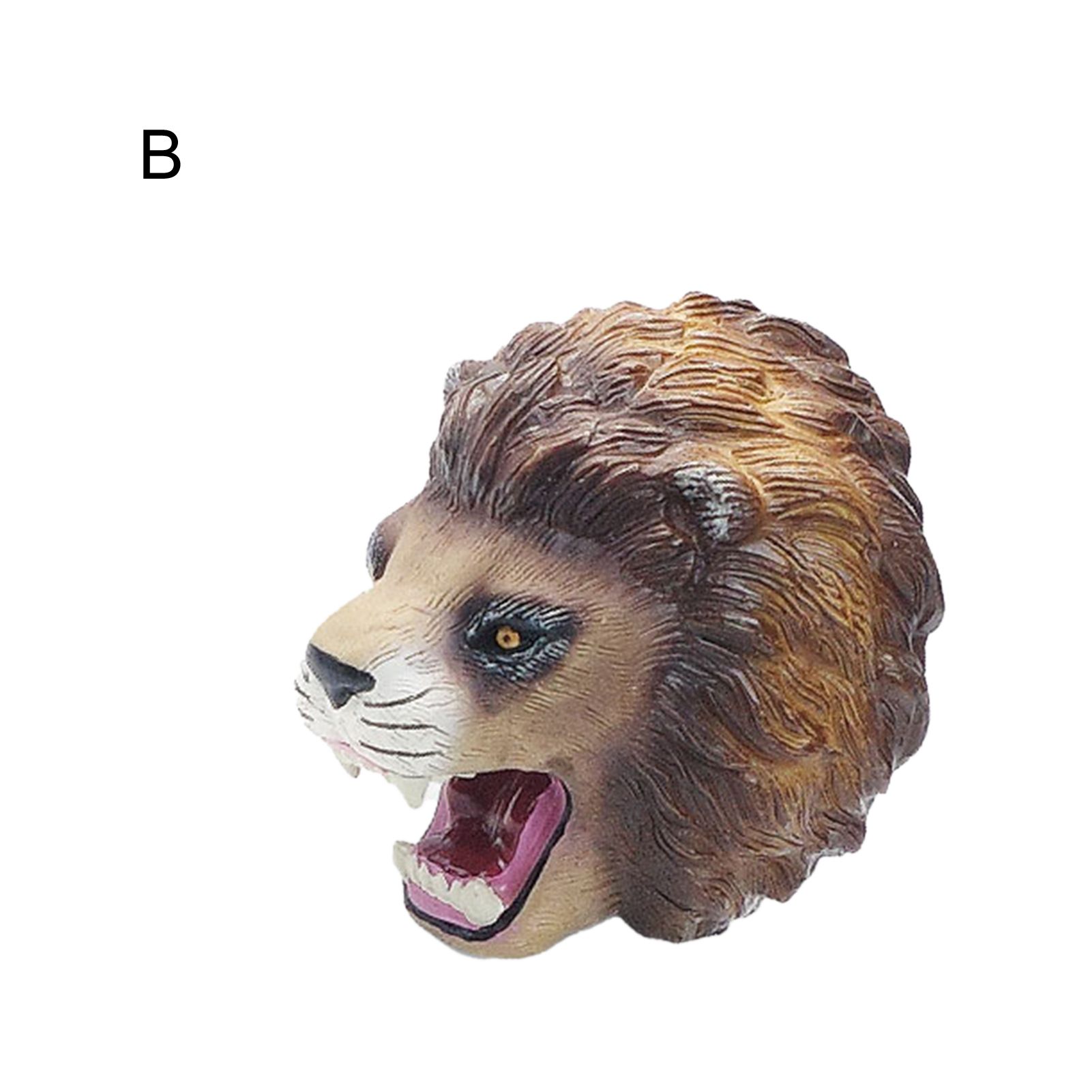 Cute Hand Puppet Funny Vivid Good Hand Feel Rhinoceros Lion Tiger Hand Puppet for Decoration
