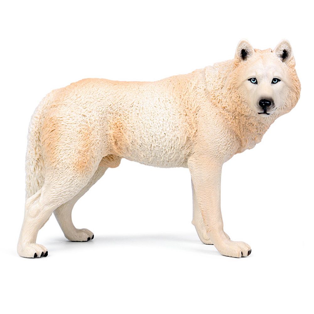 20cm Simulation Wolf Animal Model PVC Statue Educational Kids Toy Home Decor