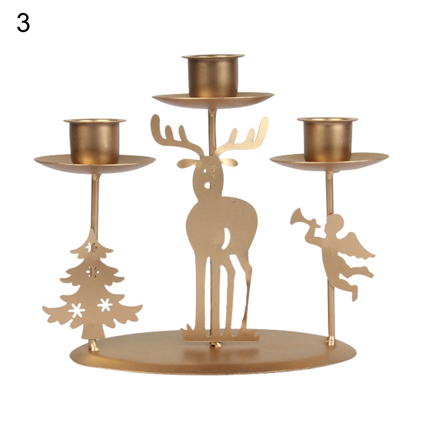 Candle Container Sturdy Construction Creative Christ Desktop Candle Stand
