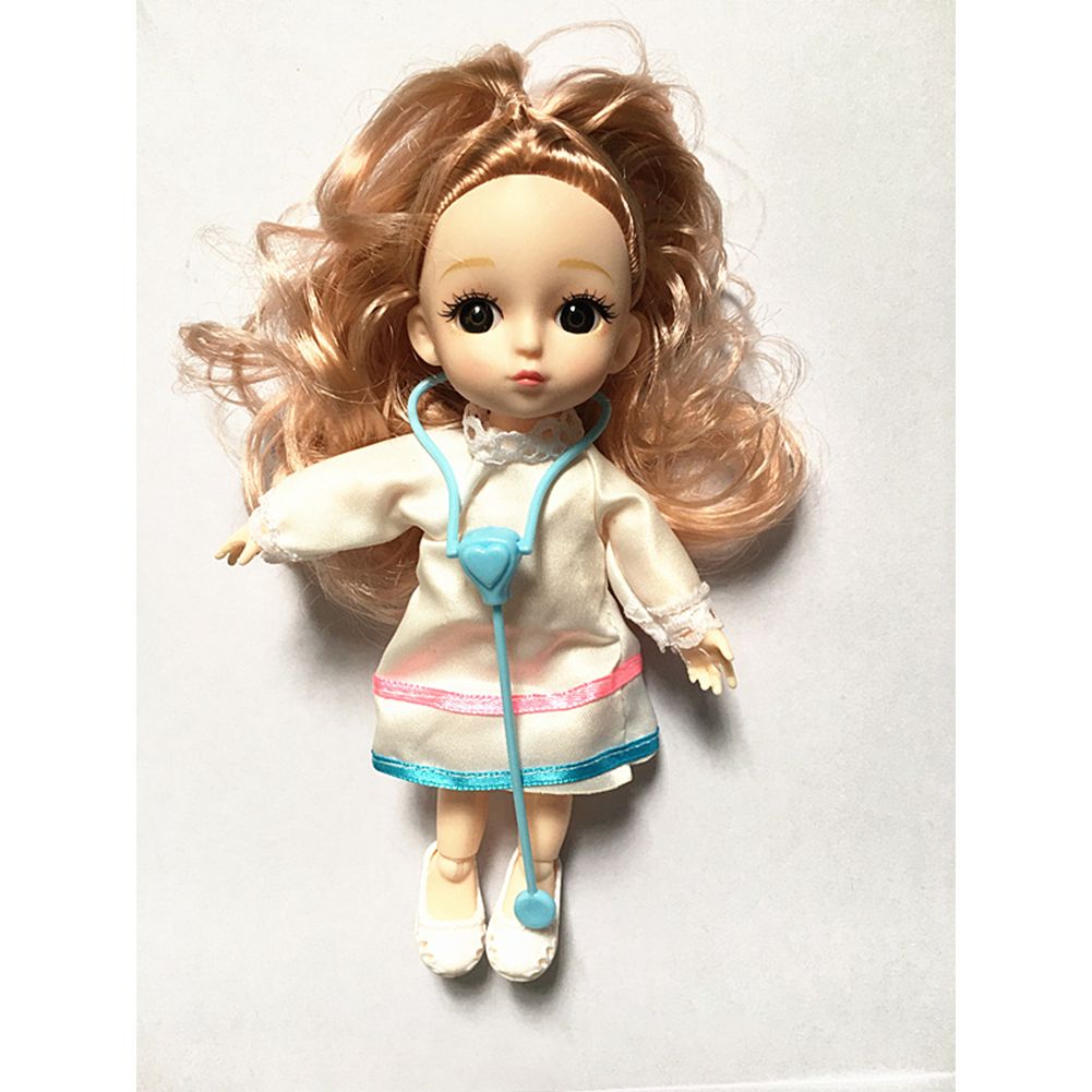 ldren ulation Dolls oys Fabric 6 Inch 17cm 13 Joint Doll Scene Dolls irl oy color