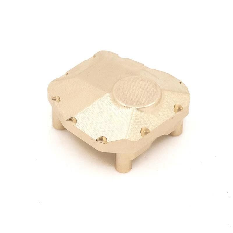for Axial SCX10 III AXI03007 1/10 RC Crawler Car Upgrade Parts Brass Counterweight Axle Diff Cover Case Accessories