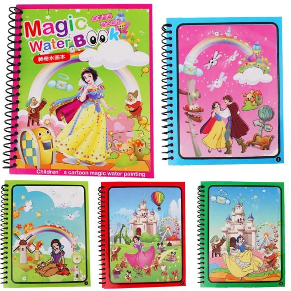 Paw Patrol Peppa Pig Magic Water Pen Drawing Colouring Cartoon Thomas Decoration Kids Boys Girls Children Drawing Colouring Book Art Craft Kit