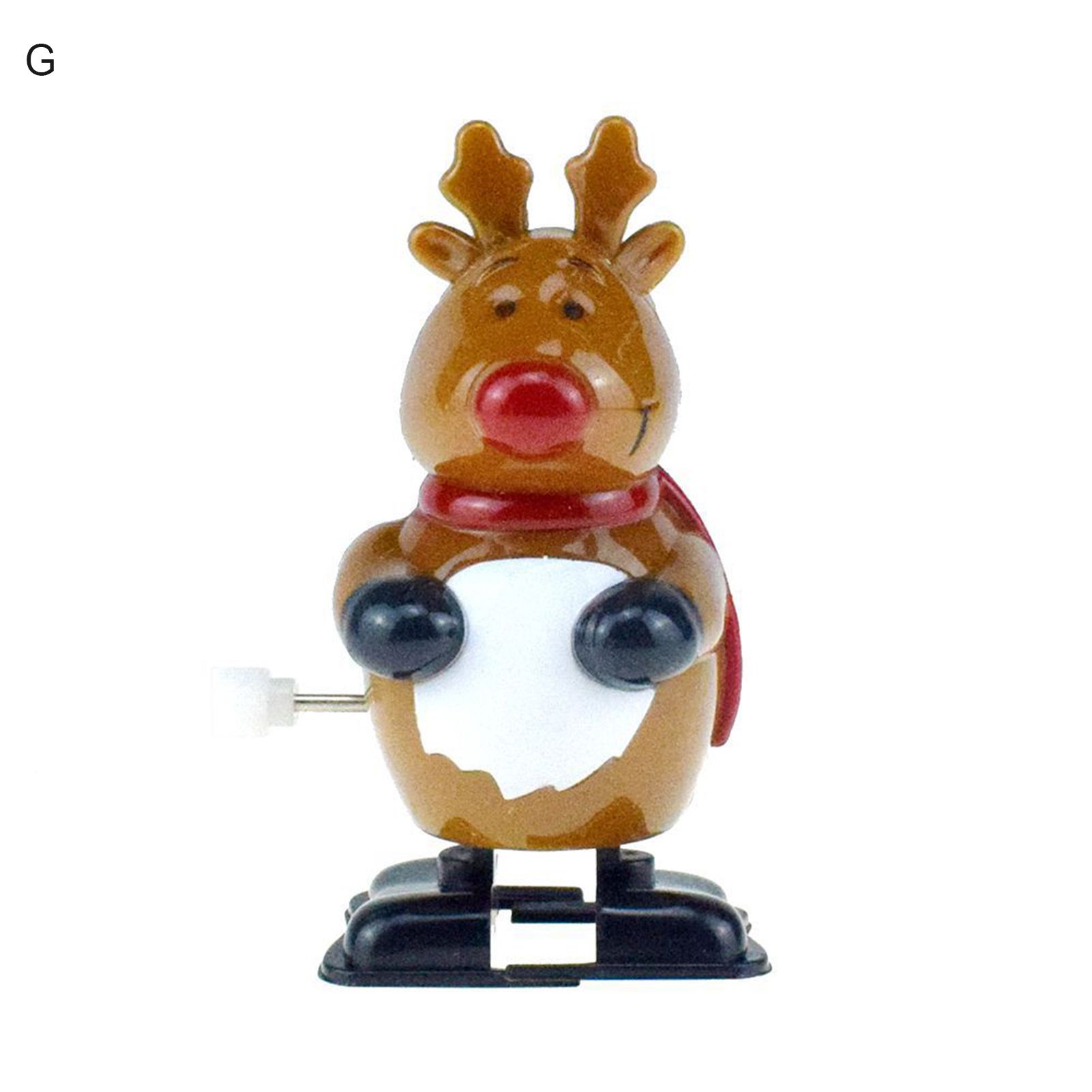 Walking Santa Claus Elk Penguin Snowman Clockwork Toy Home Decor Christmas Gift