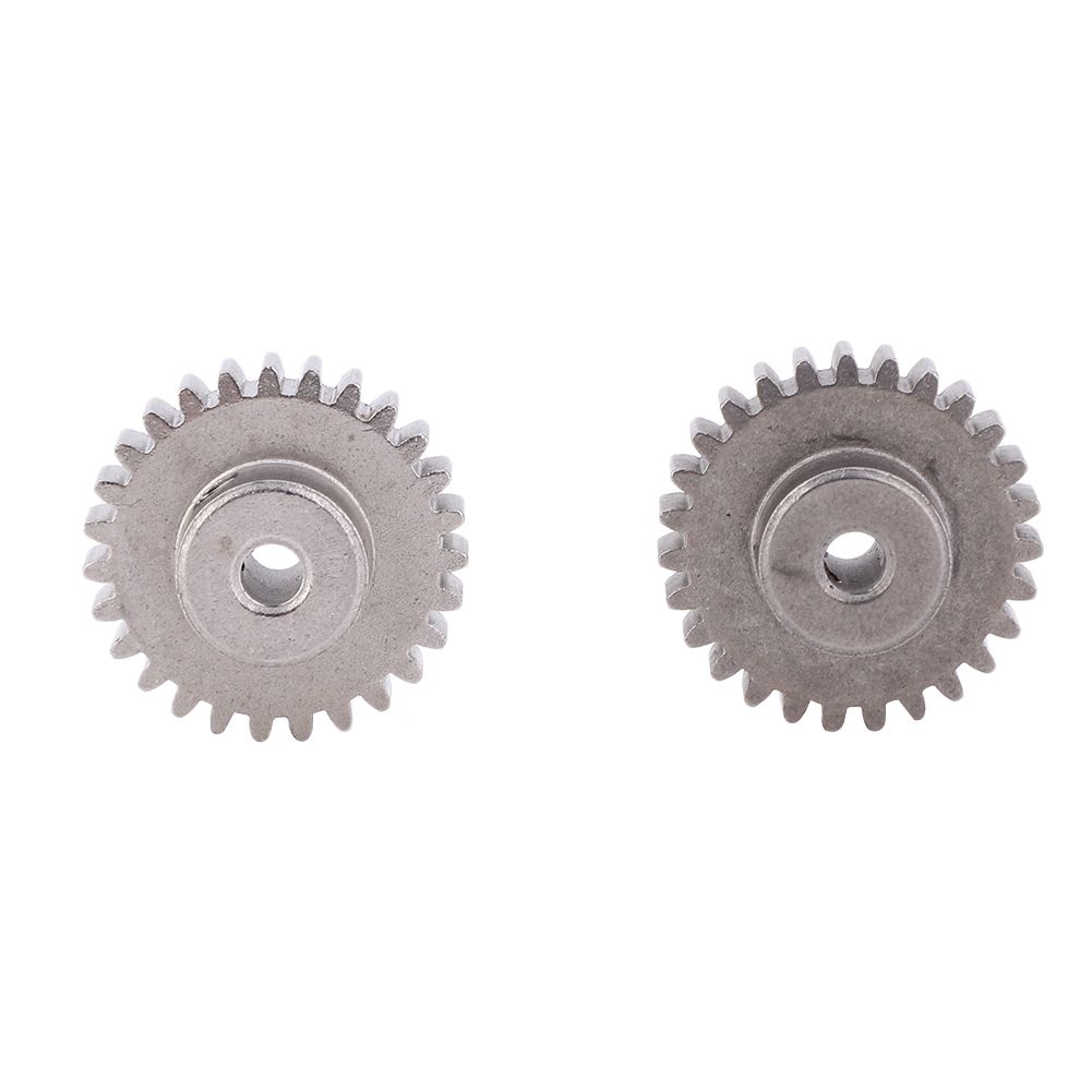 2 pcs RC Motor Gear 27T Replacement Accessory Fit for WLtoys 144001 1/14 Four-wheel Drive Alloy Car