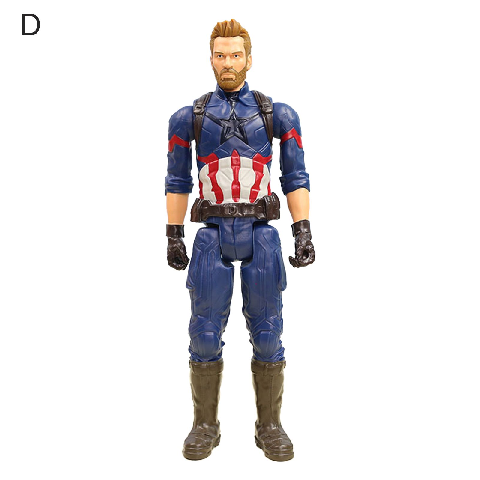 Avengers Figure Charming Wide Application Bright Color Marvel Avengers Captain America Figure for Home