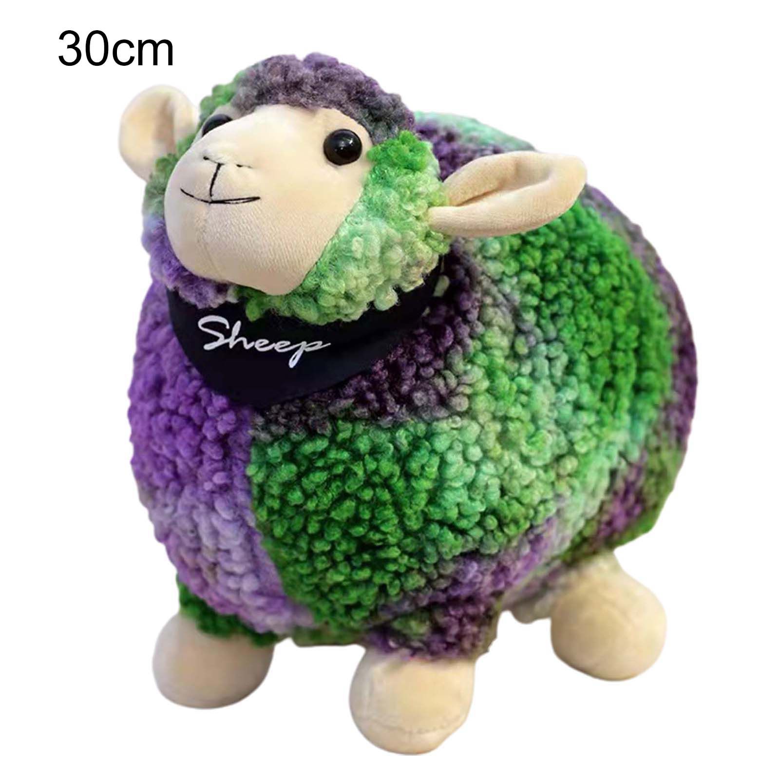 Greenhome Sheep Plush Toy Ultra Soft Decorative Fluffy Kawaii Lamb Baby Accompany Sofa Toy for Birthday Gift
