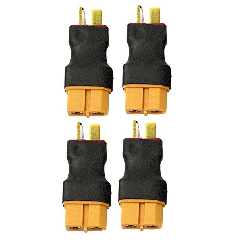 XT To Deans T-Type Plug Threaded Pipe Connector Fittings for RC Type Lithium Polymer