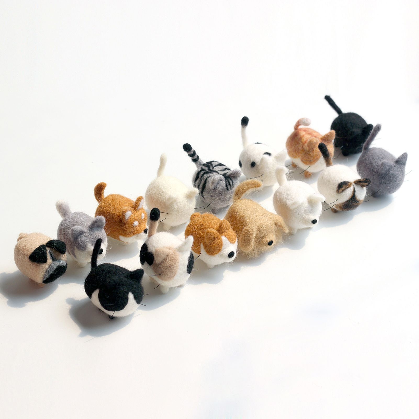 Needle Doll Felt Kit Eye-catching Non-finished DIY Doll Needle Felting Kit
