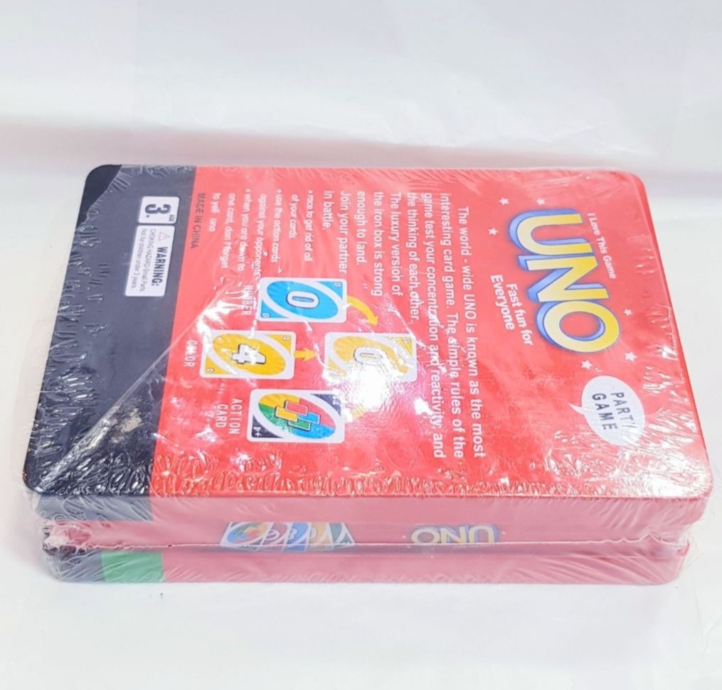 Steel Box Uno Card