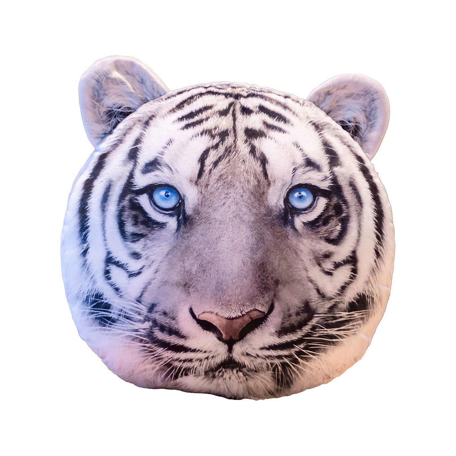 Vivid Tiger Pillow Skin-friendly Breathable Fine Workmanship Decor Stuffed  Tiger Pillow for Home