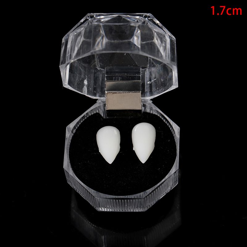 1Pairs Vampire Teeth Fangs Dentures Props Halloween Costume Props False Teeth