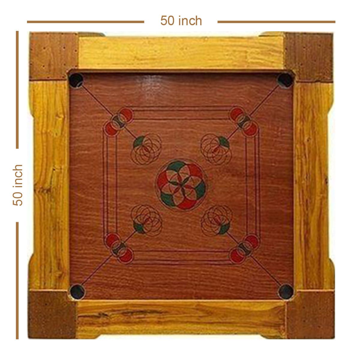 Carom Board 50 Sandy Brown