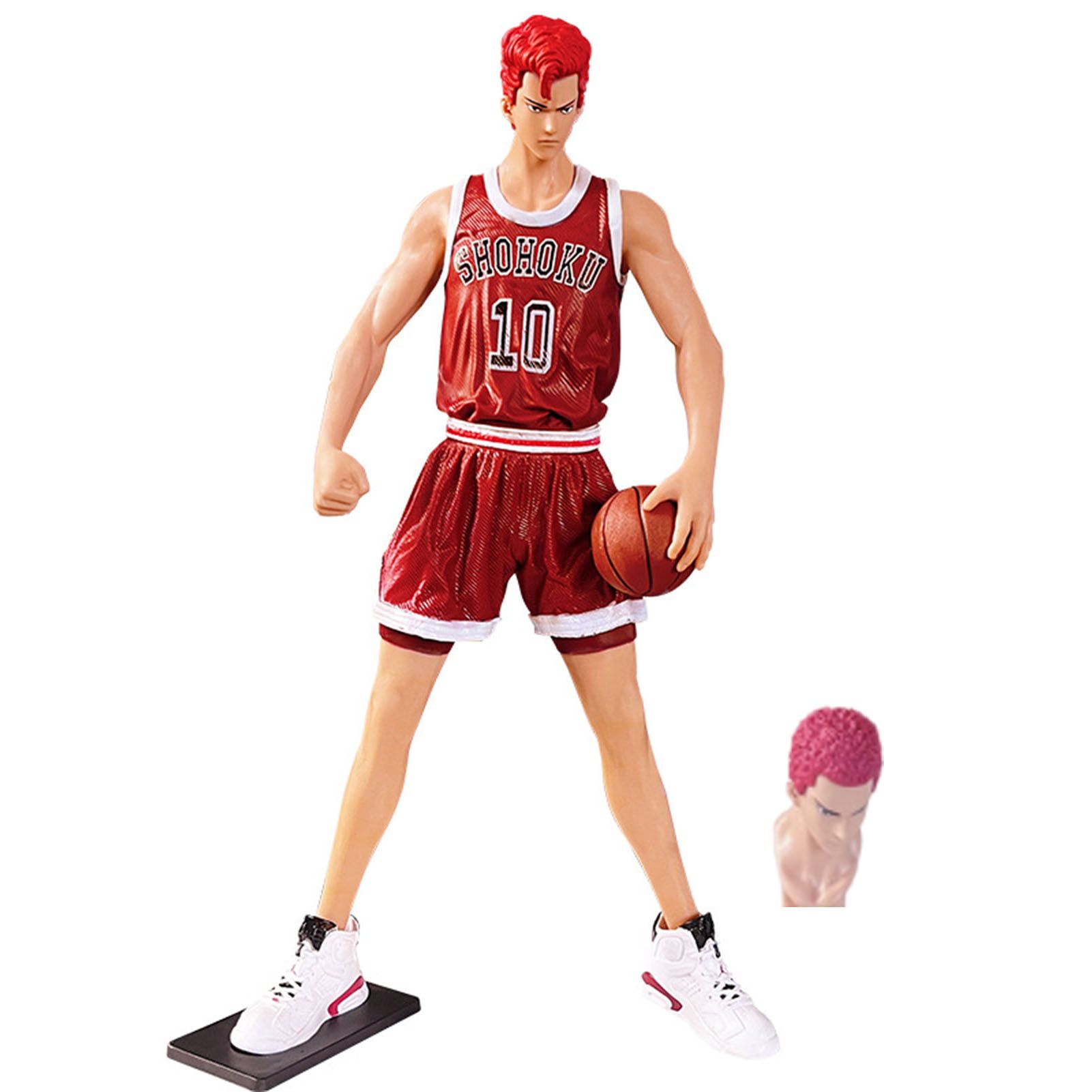 Sakuragi Figurine Model Rust-proof Smallest Detail Solid Cake Doll Decoration Anime Slam Dunk Figurine for Shelf Decor