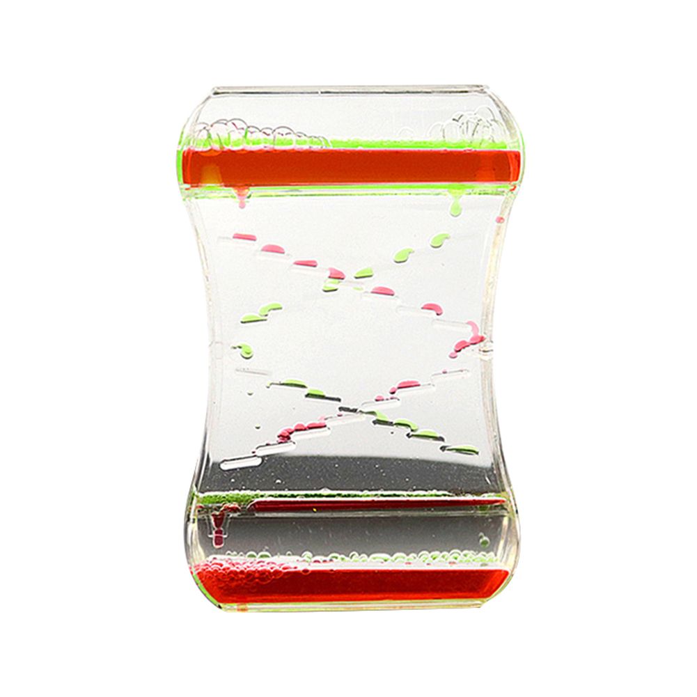 Liquid Motion Bubble Drip Oil Hourglass Timer Clock Kids Toy Home Decor Gift