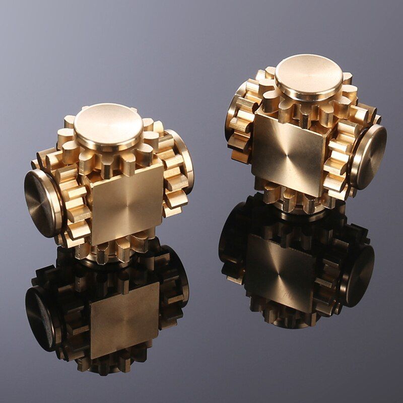 Mini Toy Finger EDC Anxiety Fingertip Spinner Metal Energy Reactor Antistress Fidget Stress Relief Figet Stress Reliever Toys