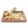 7Pcs Kids Orff Percussion Musical Instruments Early Educational Toy Tehing Aid