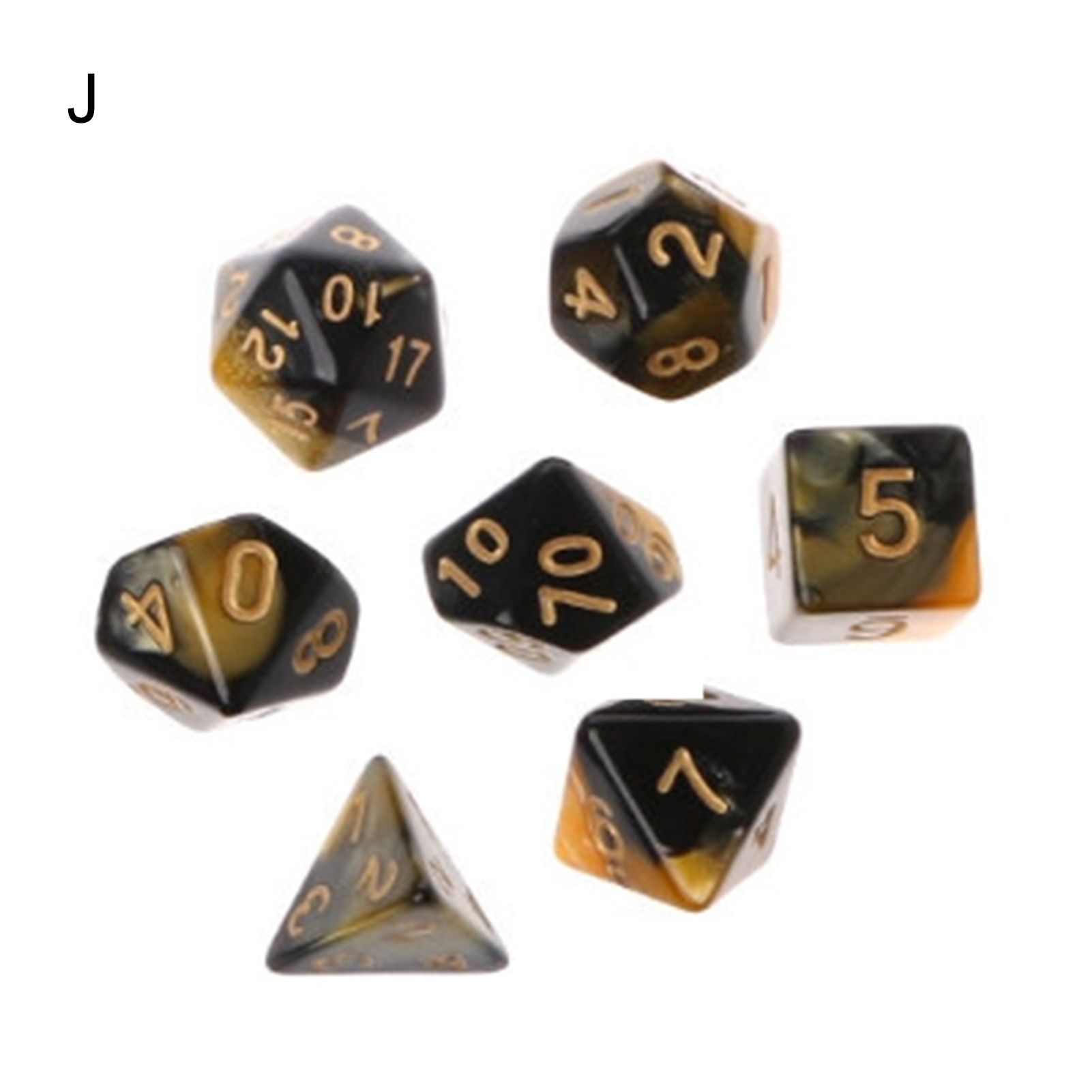Dice Toy Hand-eye Coordination Double-Colors Polyhedral Game Dice