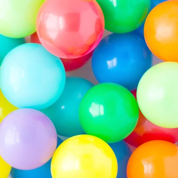 40 Pcs Mixed Monty Balloon - Multicolor