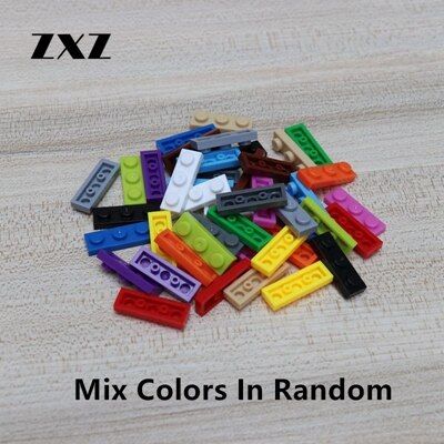 100pcs/lot MOC Building Plate 1x3 DIY Self-Locking Blocks Brick Plates 3623 MOC RC Car Kits Technic Class Accessory Small Parts