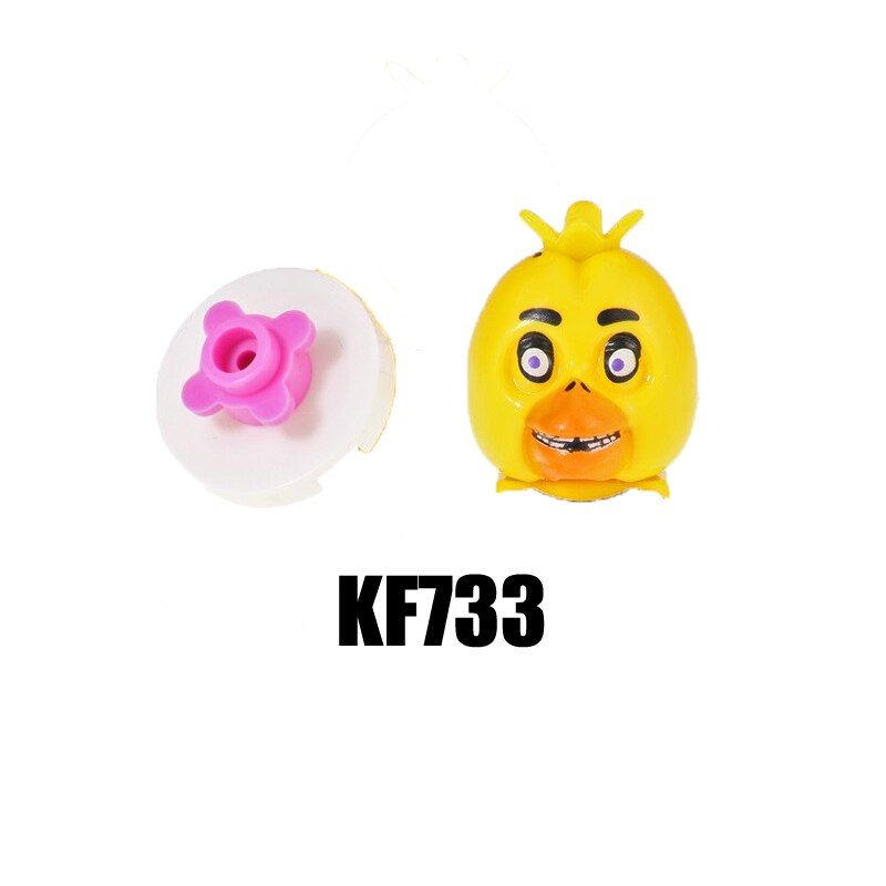 Toys Horror Series Halloween Five Nights at Freddy Jason Action Figure DIY Building Blocks Bricks Toys For Children Head
