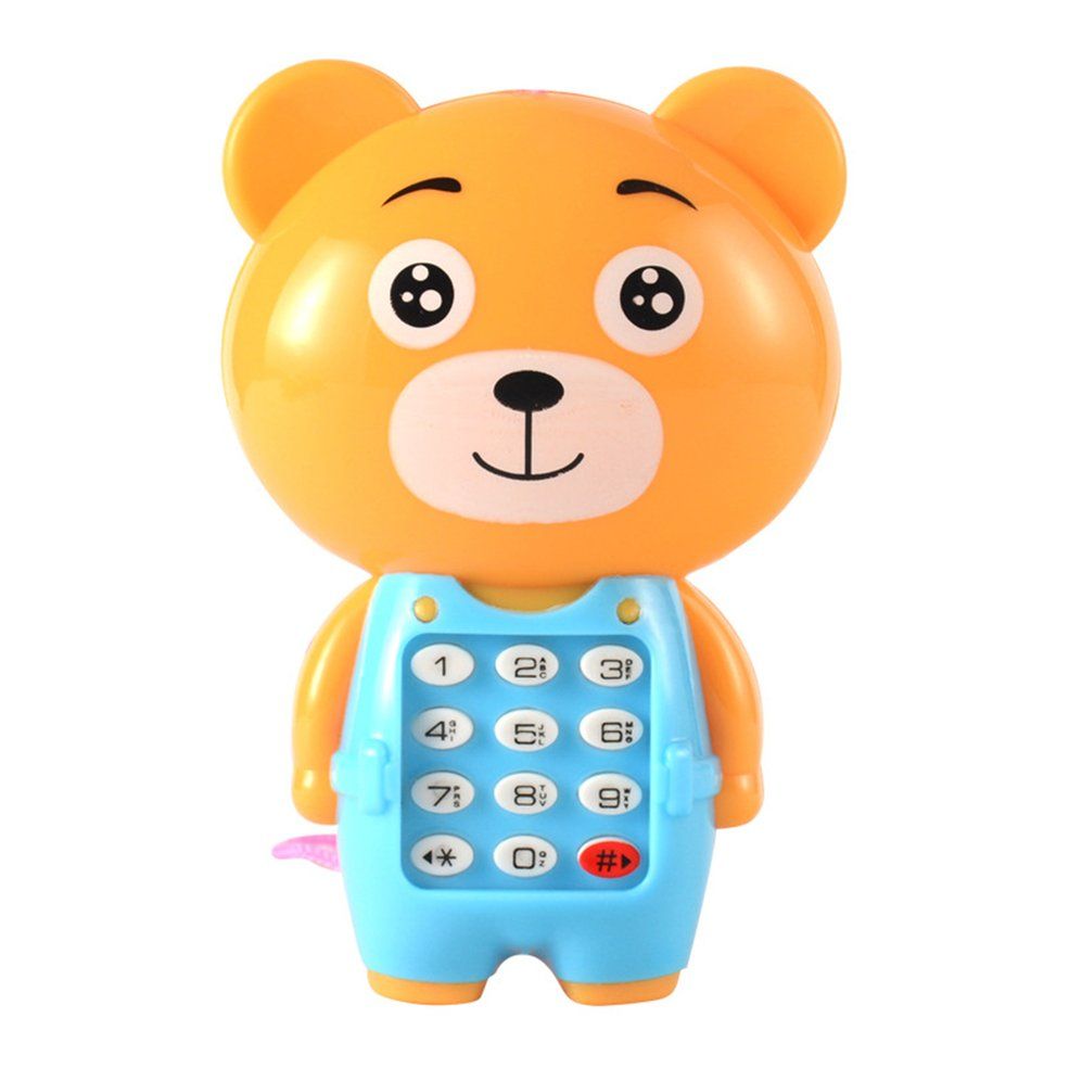 MA Electronic Toy Phone Musical Children Phone Toy Early Education Cartoon Phone