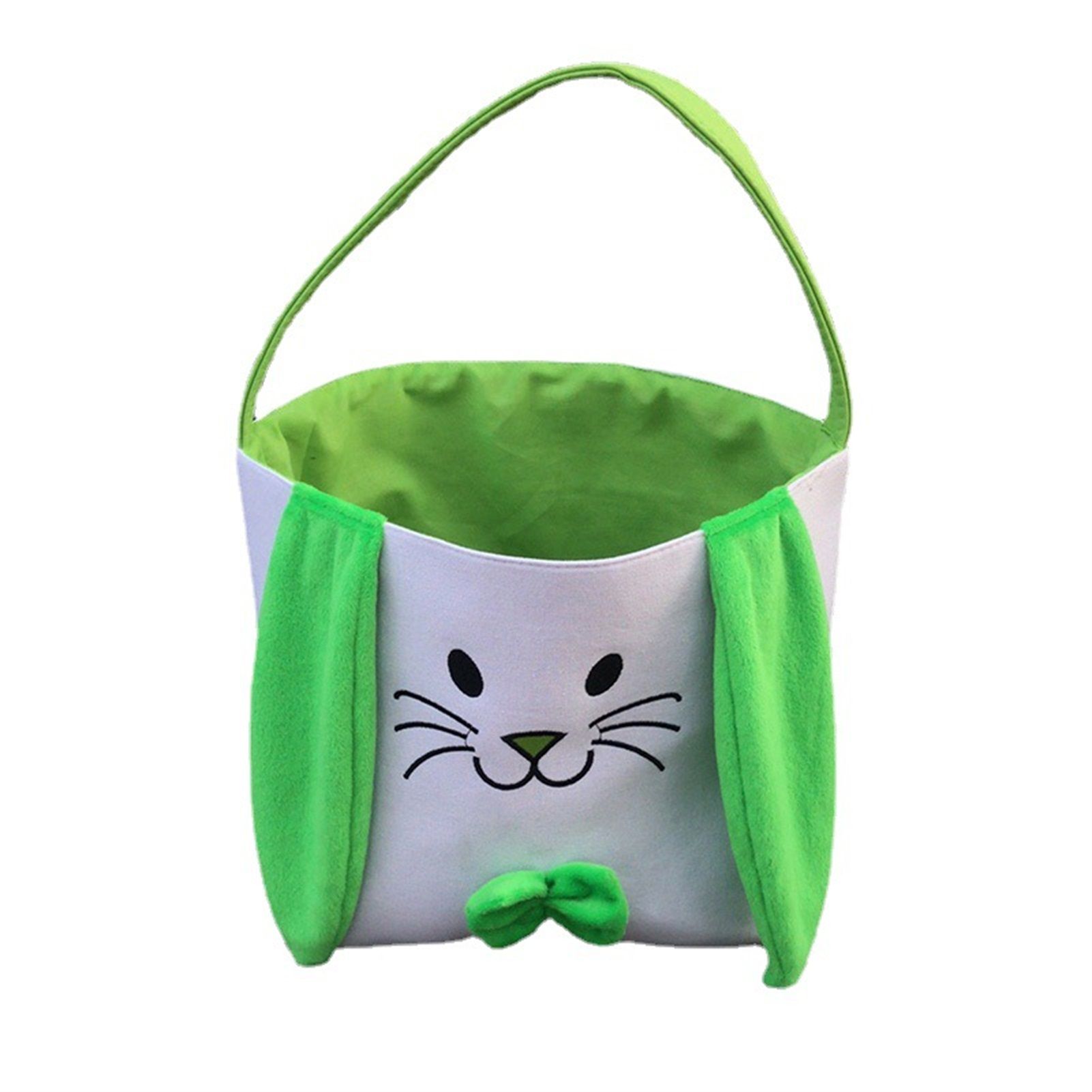 Easter Tote Basket Unique Multi-color Easter Bunny Basket