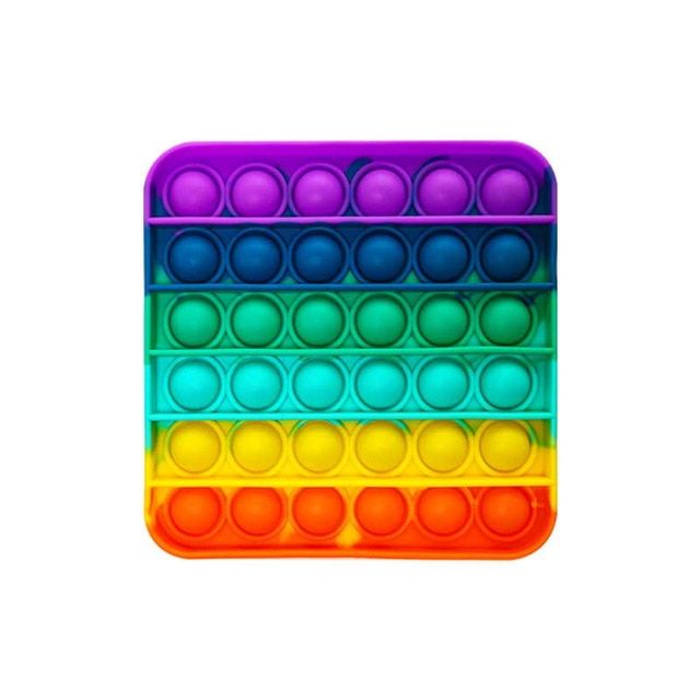 Big Size Push Bubble Sensory Fidget Toys Autism Need Squishy Stress Reliever Toy  Kid Anti-stress Figet Kawaii Square