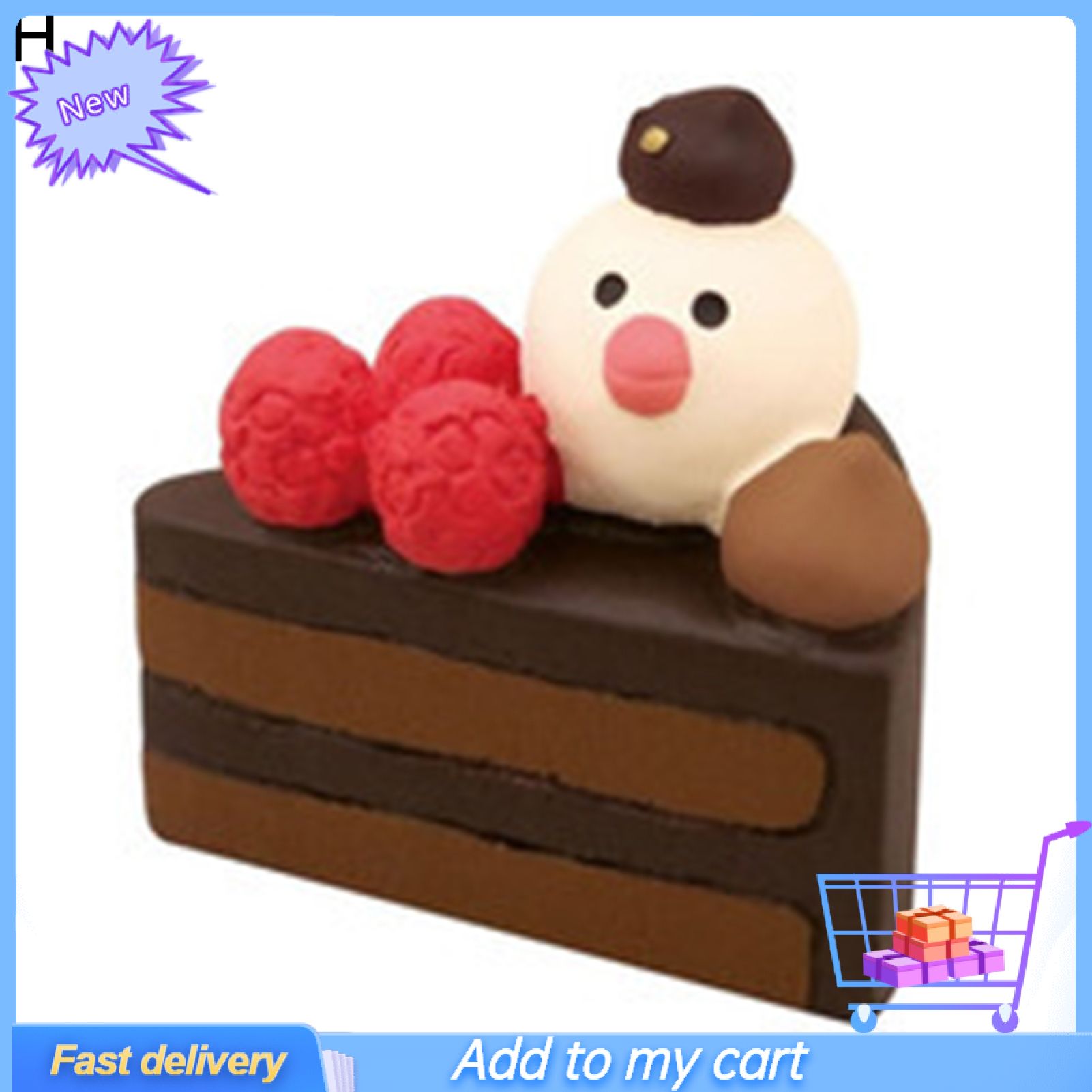 Dessert Play Set Fine Workmanship Vivid Imagination Ability Chocolate Macaron Mini Bakery Play Set for Children