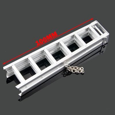 1/10 Scale RC Crawler Accessories Aluminum Herringbone Ladder Tools for Traxxas TRX4 RC4WD Axial SCX10 CC01 D90 D110 Car Part