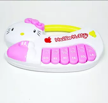 Hello Kitty Piano Toy for Kids - Pink/ Blue