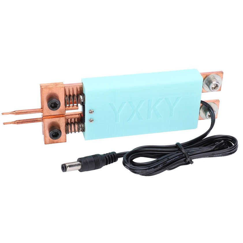 Handheld Spot Welder Integrated Pen Automatic Trigger Welding Tool 18650 Cyan for Industry