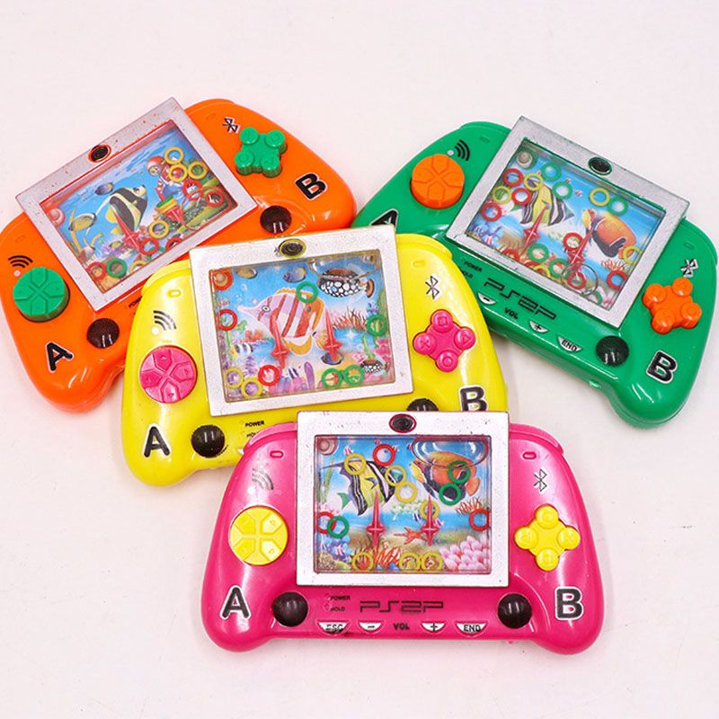 Water Ring Child Handheld Game Machine Cultivate Kid Thinking Ability Toys Parent-Child Interactive Retro Game Toys Kids Game