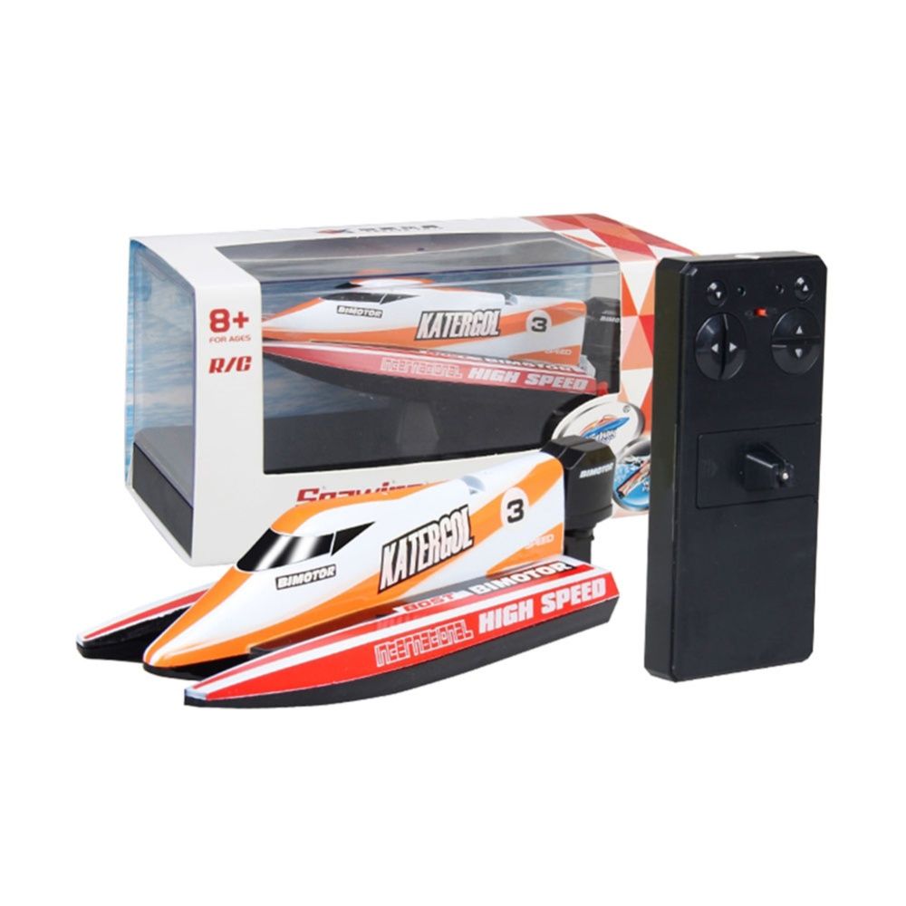 Yfashion ldren RC Speed Innovative F1 Racing oys 2.4G Remote Water Rowing Electric Water oy