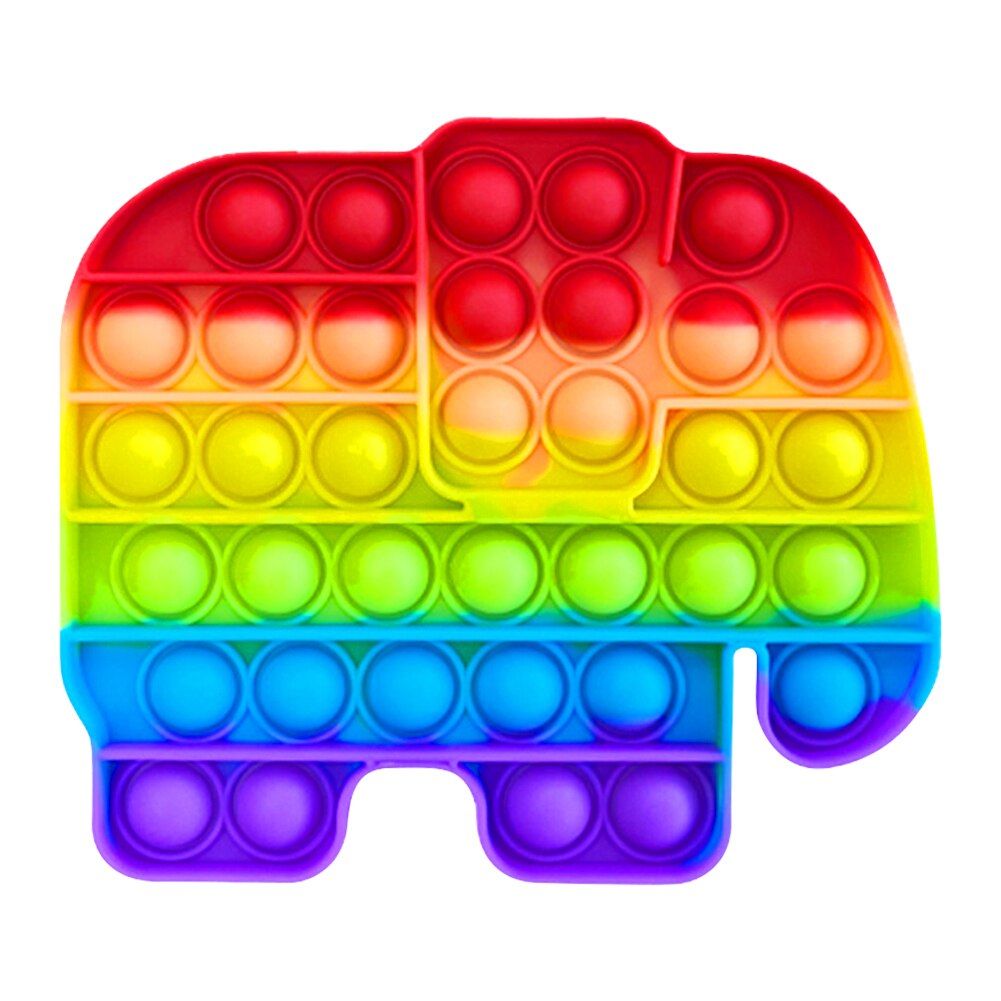 Stress Relieve Toys Bubble Play Game Push Fidget Sensory Toy Funny  Kids Toys Silicone Autism Special Needs Relieve Toys