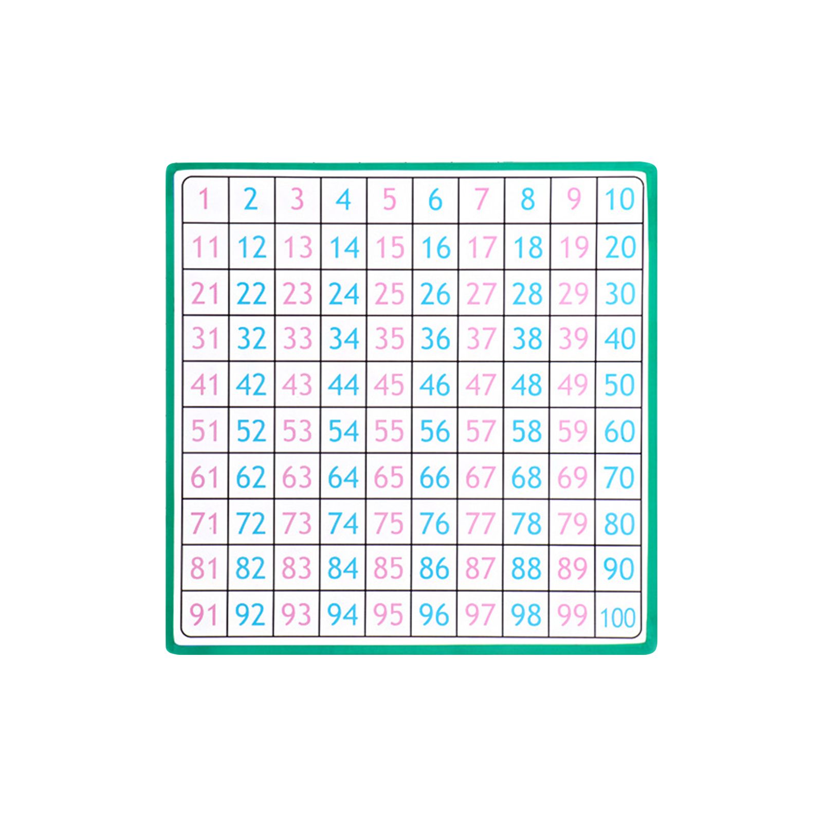 Magnetic Design Educational Toys Wooden 1 to 100 Consecutive Numbers Counting Hundred Board for Child
