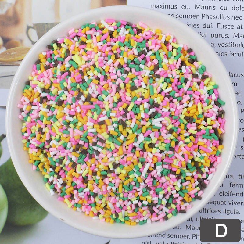 DIY Slime Beads Sprinkles Addition for Slime Charms Filler Fluffy Mud Slime Toys Supplies Accessories Clay Kit 20g