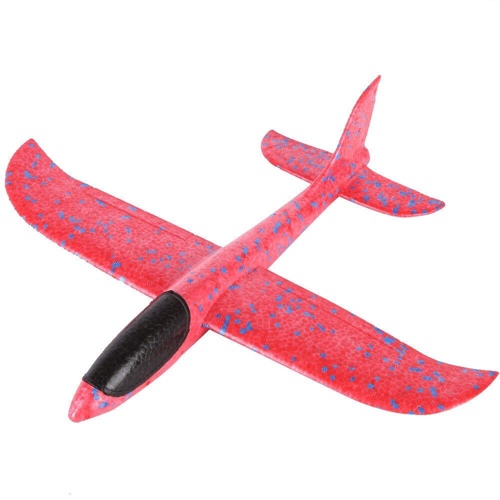 DIY Foam Throwing Glider Airplane Inertia Aircraft Toy Hand Launch Airplane Model hand launch throwing glider