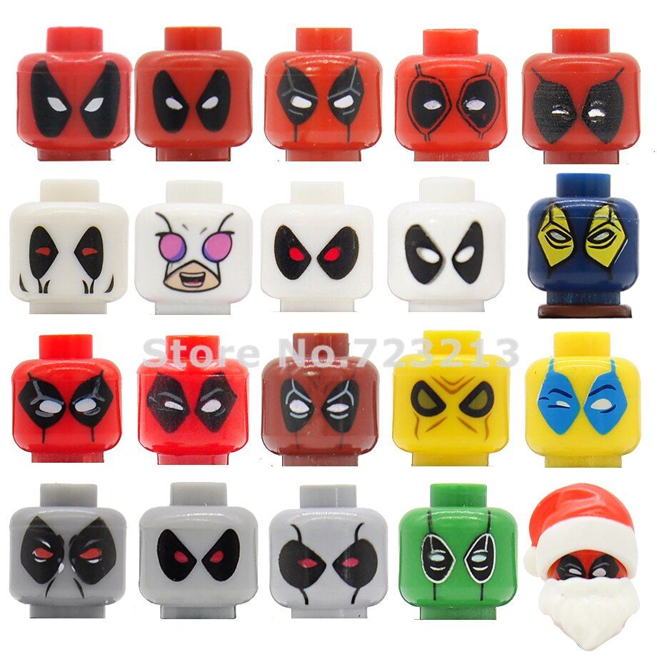 Feleph Single Wade Winston Wilson Figure Head Gwen-Pool Building Blocks Sets Bricks Kids Educational Toys Children