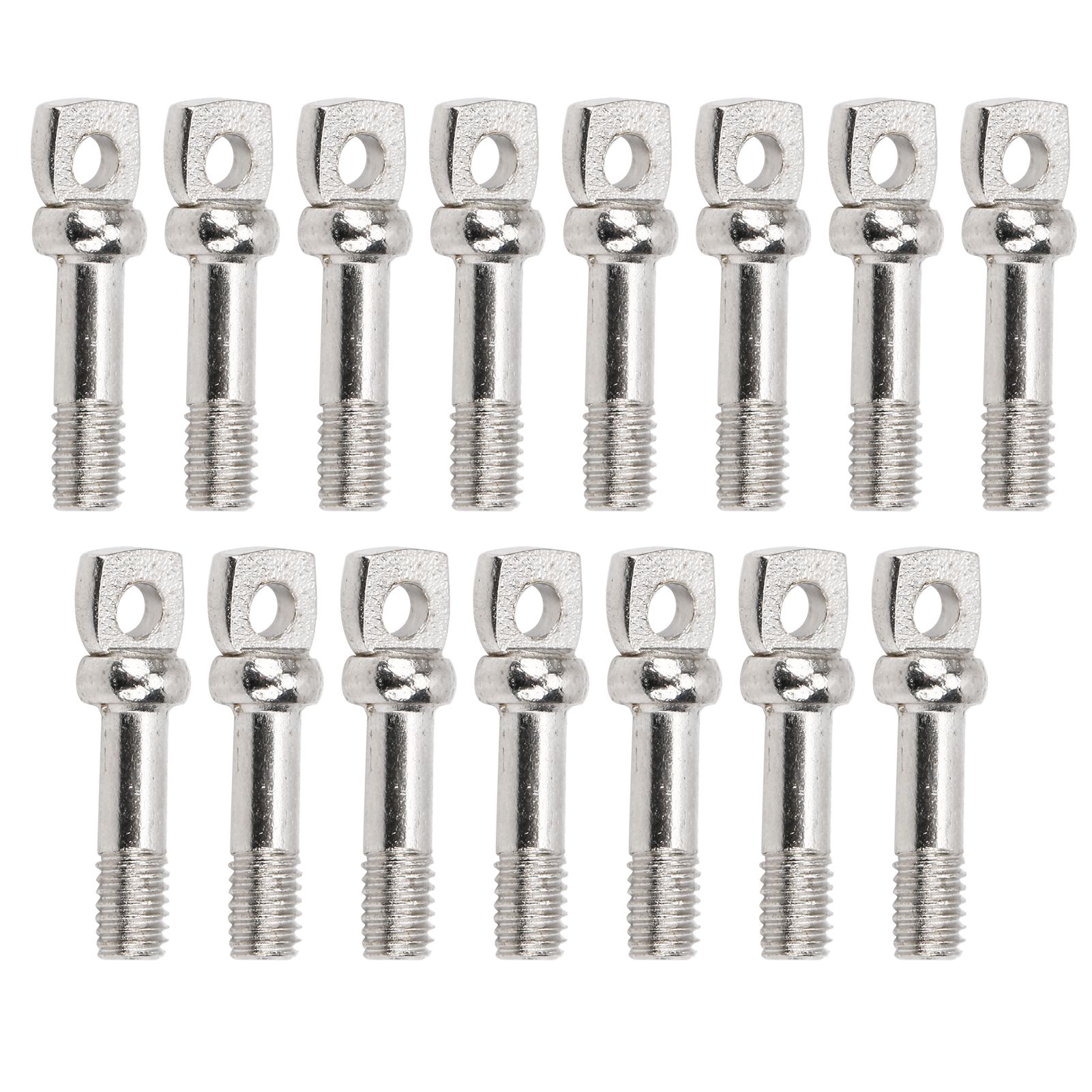 RC Screws Set 15PCS Stainless Steel Flat Head with Hole Car Accessories for Front/Rear Bumper