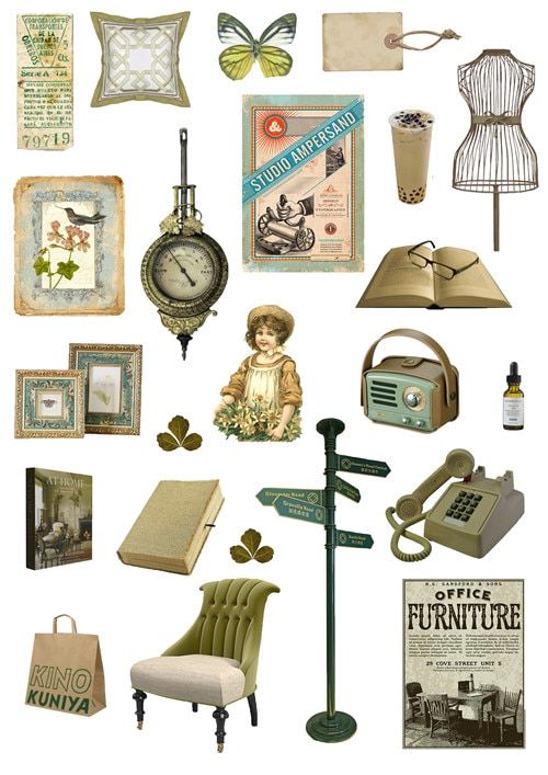 Vintage Color stickers paster gift toy cosplay funny decal scrapbooking diy stickers phone laptop Luggage Bicycle stickers