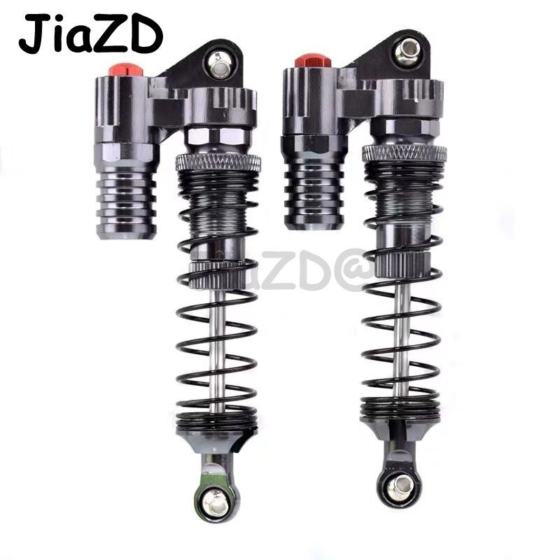 4 pcs Full Metal RC Piggyback Shock Absorber Hole to hole 90mm for 1/10 RC Crawler Car Trx-4 TRX4 Axial SCX10 90046 D90 KM2 Y05