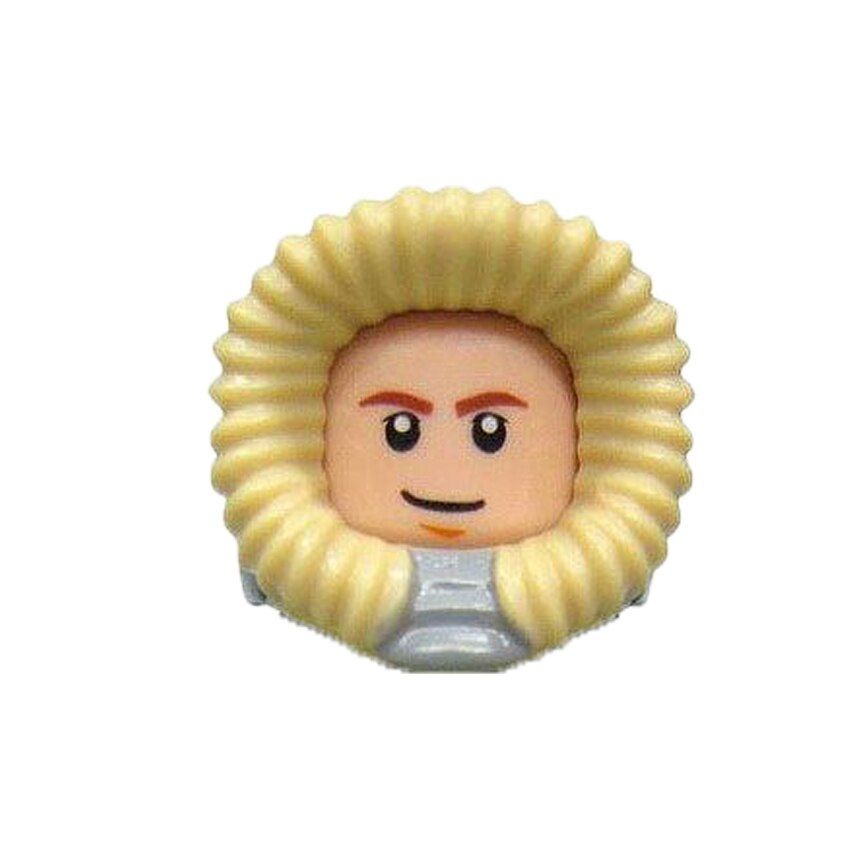 WM2113 WM2114 XP351 X0300 Movie Soldiers Samurai Villain Character Head Helmet Accessories Building Block Toy Child Gift