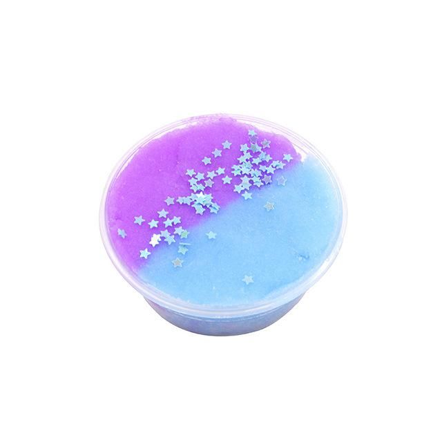60ml Cloud Slime Fluffy Supplies Polymer Clay Charms Modelling Glitter Plasticine Magic Colored Sand Plasticine Toys For Kids