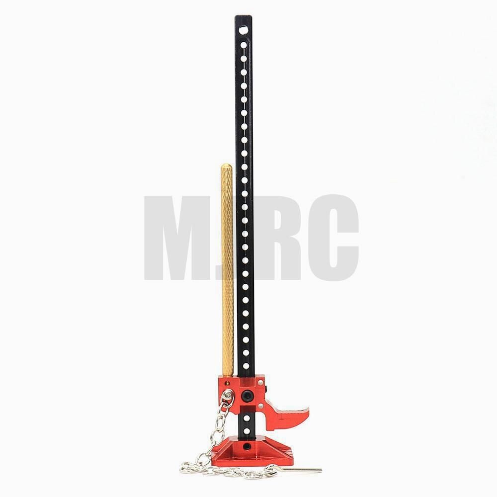 AJRC Durable RC Rock Crawler Slideable Metal Jack Tool for Axial TRX-4 SCX10 TAMIYA CC01 RC4WD D90 D110 TF2 1:10 Accessories