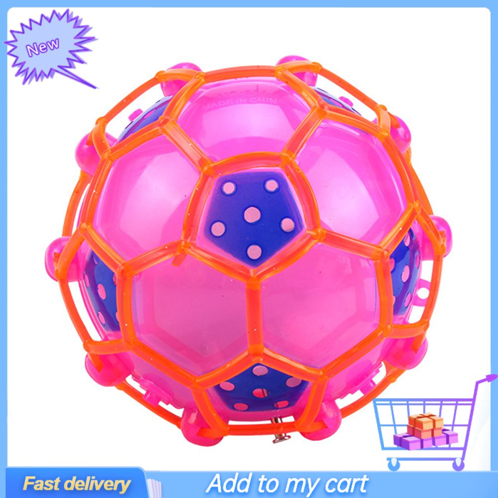 Colorful Mini Luminous Electric Soccer Toy Music Dance Light Football Kids Gift