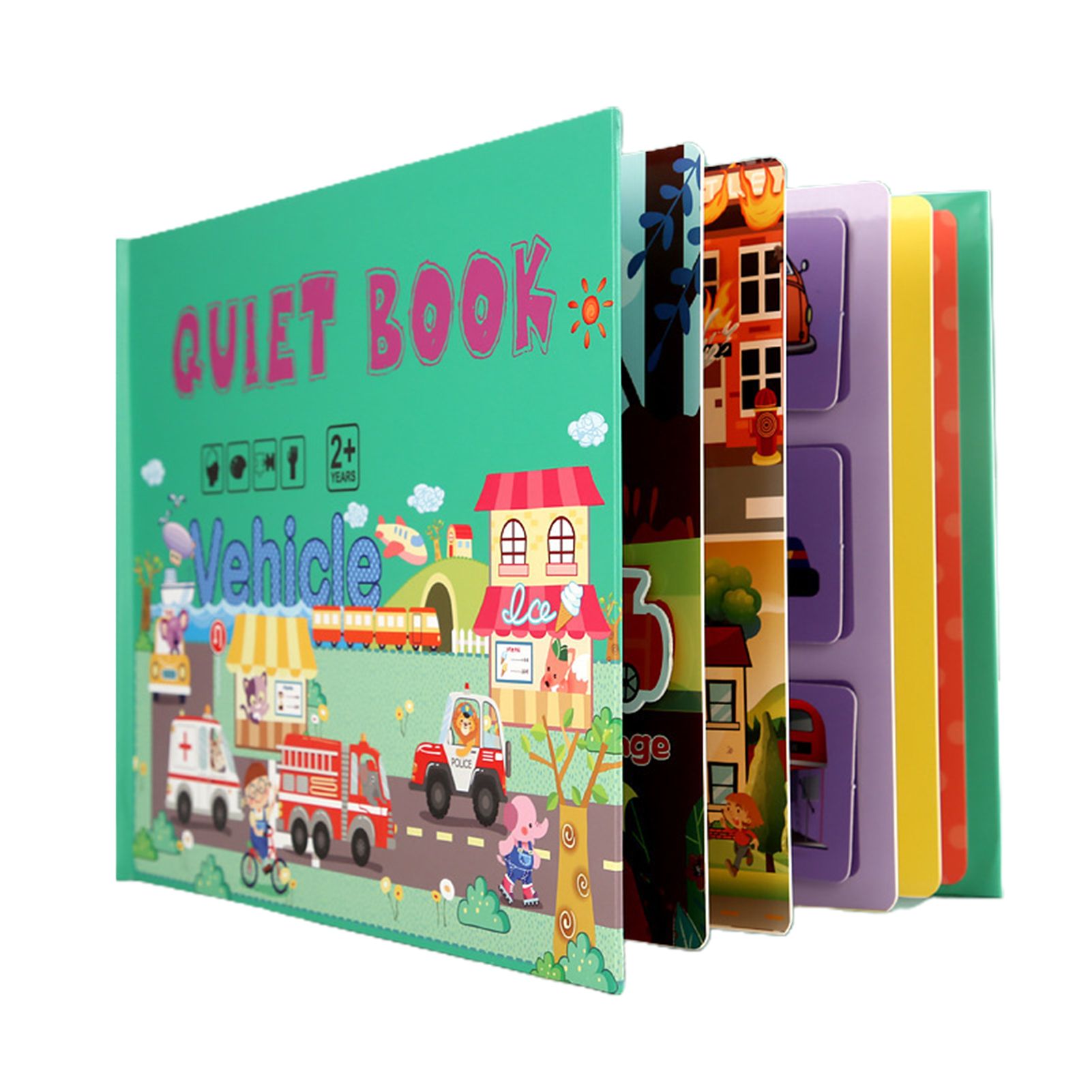 Busy Board Book Early Education Activity Educational Pattern Marker Toy