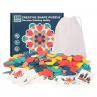 180Pcs Wooden Geometric Tangram Shape Puzzles Building Blocks Educational Toys