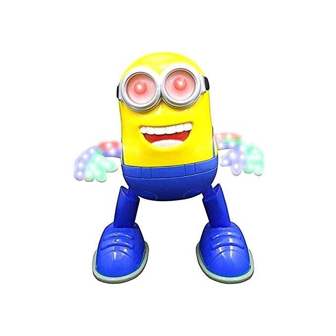 Me Minion Dancing with Musical Light - Yellow and Blue