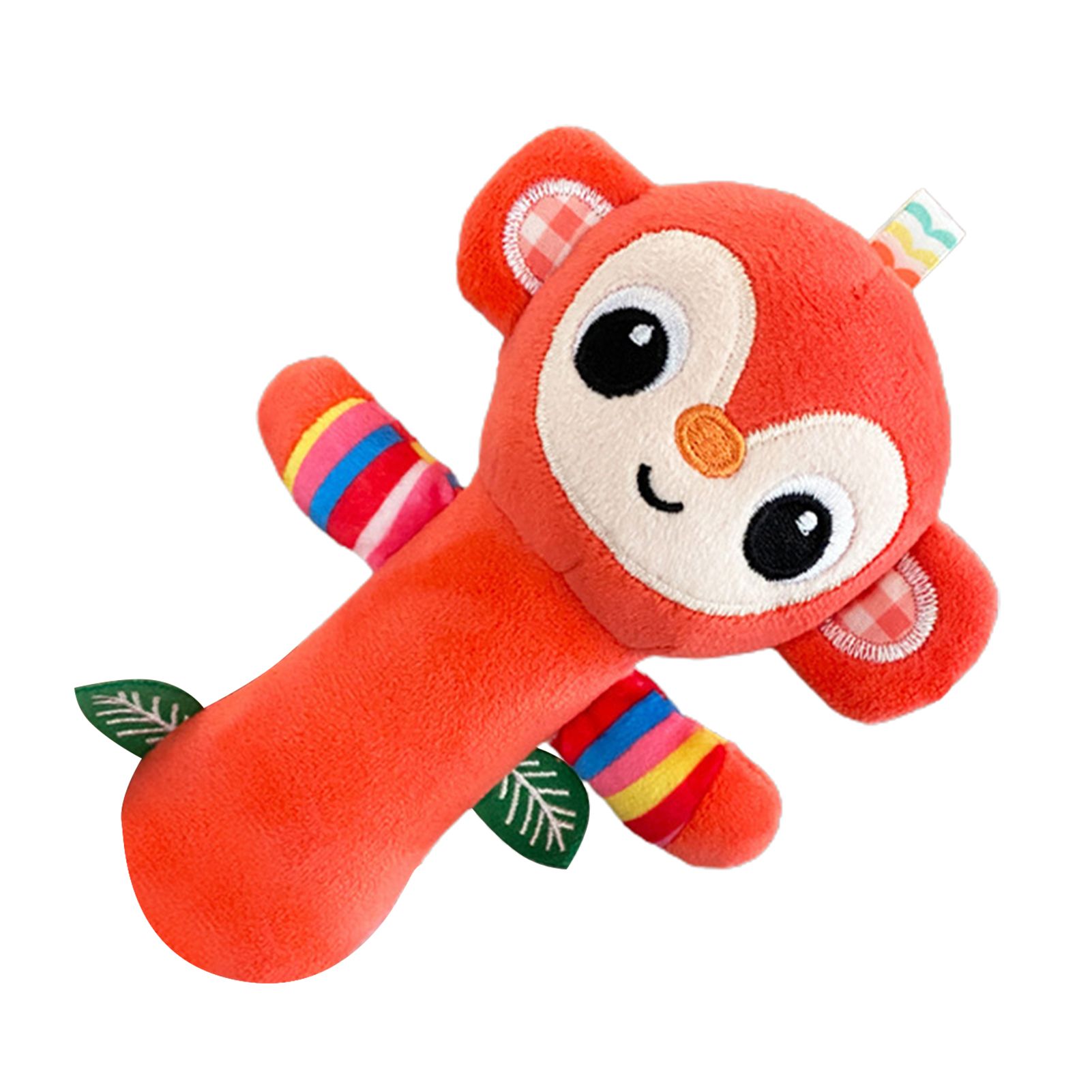 Baby Toy Eye-catching Infant Appease Plush Doll Baby Stuffed Squeaky Toy