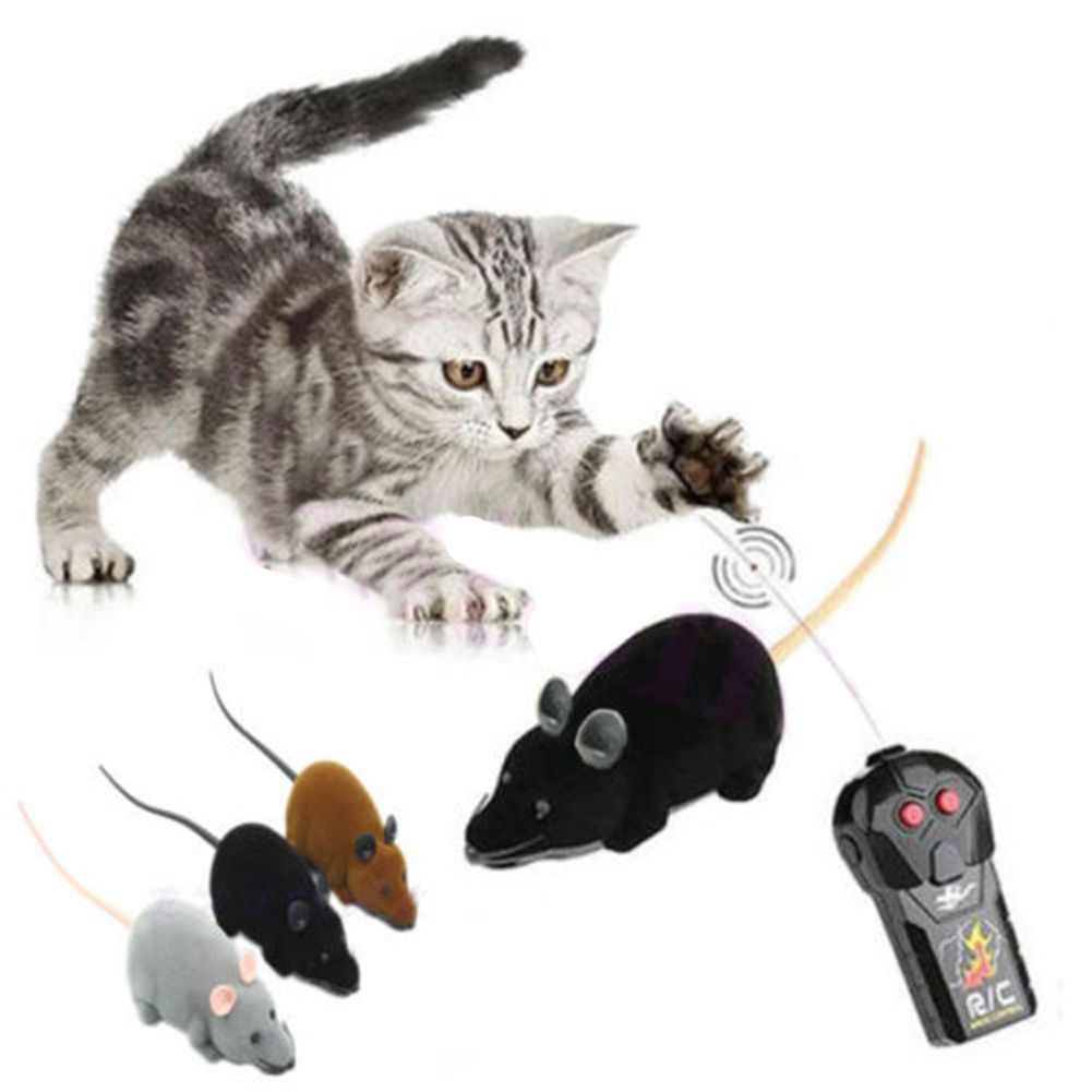 Remote Control RC Rat Mouse Wireless for Cat Dog Pet Funny Toy Novelty Gift
